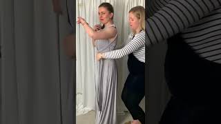 How to Tie a Multiway Bridesmaid Dress  Style Six  Ft The Secret Bridesmaid [upl. by Enamrahc439]