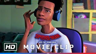 SpiderMan Into the SpiderVerse – ‘Miles Singing Sunflower’ Scene HD [upl. by Nosle]