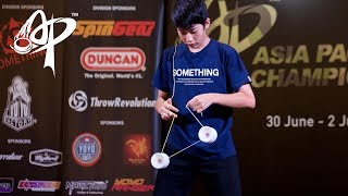 Hajime Miura JP 4A Division Finals  Asia Pacific Yoyo Championships 2017 [upl. by Epps]