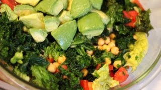 Kale Salad  Amazing Tips for Using Raw Kale [upl. by Goerke494]