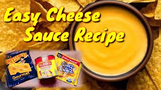 EASY CHEESE SAUCE RECIPE FOR NACHOS amp SAMGYUP  CHEESE SAUCE DIP RECIPE [upl. by Boigie662]