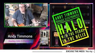 LINE 6 Helix  Andy Timmons HALO EFFECT EMULATOR  Preset [upl. by Enyal139]