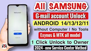 SAMSUNG FRP BYPASS 2024  ANDROID 121314 Latest Security 2024✔️Frp Lock Removal  Frp Unlock [upl. by Reiniar]