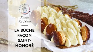 ✨ PROGRAMME de RECETTES POUR NOËL ✨  la Bûche Façon SaintHonoré [upl. by Iek903]