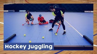 Hockey Juggling  Hockey Heroes TV [upl. by Blight]