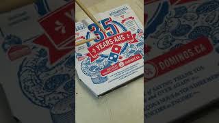 dominos pizza box [upl. by Hadleigh]