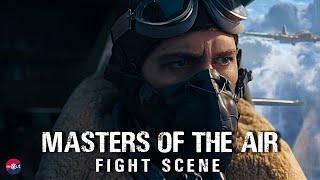 Masters Of The Air Fight Scene 2024 Austin Butler Barry Keoghan [upl. by Franchot]