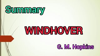 Windhover poem malayalam explanation G M Hopkinss poem summary [upl. by Mccready]