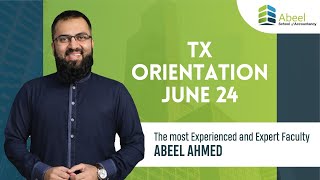 ACCA TAXATION TX  ORIENTATION  JUNE 24  Abeel Ahmed [upl. by Alburg598]