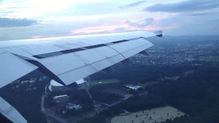 Lufthansa Airbus A300 landing at Frankfurt [upl. by Lleral]