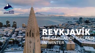 Reykjavík the capital of Iceland in winter [upl. by Ahsemot]