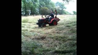 kubota et faucheuse majar 1m35 [upl. by Ayo824]