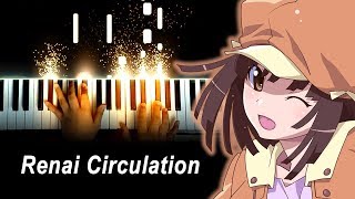 “Renai Circulation”  Kana Hanazawa – Bakemonogatari OP 4 Piano [upl. by Borrell]