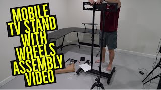 How To Assemble A Universal TV Stand [upl. by Kaehpos]