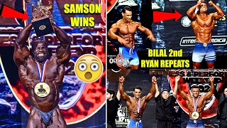 HILLA DALA 😱 Samson Becomes Mr Olympia 🏆 Bilal Placed 2nd Ryan Wins 2 Times Olympia [upl. by Craggy]