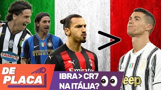 IBRAHIMOVIC é MAIOR que CRISTIANO RONALDO na Itália Vem entender essa história [upl. by Elbag]