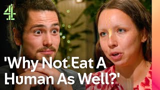 Suggesting Cannibalism On The First Date  First Dates [upl. by Gifford]