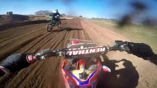 Fat cats mx 2 laps beta 300rr [upl. by Aihsenor]