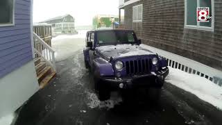 VIDEO High tide causes significant flooding in Wells [upl. by Alrats490]