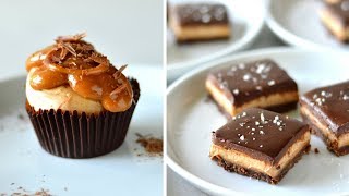 3 Easy Vegan Desserts No Bake  Gluten Free [upl. by Ateekram69]