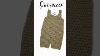 Super Easy Baby Romper Crochet Pattern [upl. by Schlesinger]