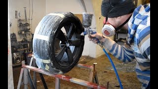 Autó felni felújítás Wheel repair [upl. by Zumwalt]