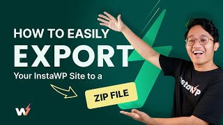 How to Easily Export Your InstaWP Site to a ZIP File  InstaWP Tutorial [upl. by Marguerie321]