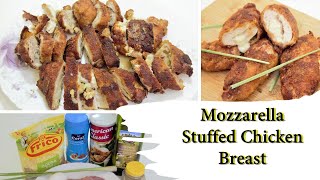 Mozzarella Stuffed Chicken Breast  Quick amp Simple Dinner Recipe [upl. by Evin515]