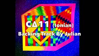 C∆11 Ionian Backing Track By Julian [upl. by Eillod]