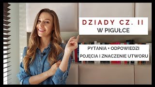 Dziady cz II A Mickiewicz  Czytamy lektury 22 [upl. by Warms]