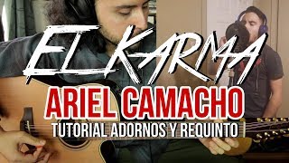 El Karma  Ariel Camacho y Los Plebes del Rancho  Tutorial  ADORNOS  REQUINTO  Guitarra [upl. by Nomelc346]