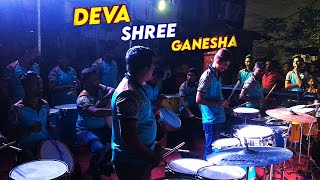 Deva Shree Ganesh  jogeshwari Beats  banjo party in Mumbai 2023 [upl. by Attenad]