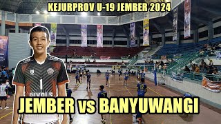 BANYUWANGI vs JEMBER  KEJURPROV U19 JEMBER 2024 [upl. by Amati]