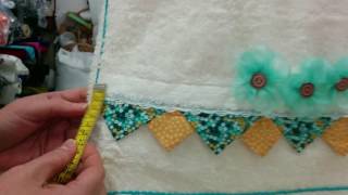 TUTORIAL  COMO DECORAR TOALLAS [upl. by Selda375]