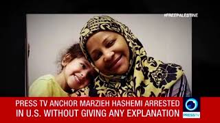 Press TV news anchor Hashemi arrested in US for no specific reason [upl. by Nalek636]