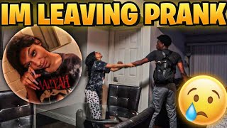 I’M LEAVING YOU PRANK ON MY CRY BABY GIRLFRIEND 💔😢 [upl. by Tingey]