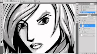 How to Ink Comics in Photoshop [upl. by Longan415]