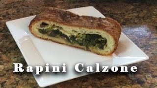 DELICIOUS Rapini Calzone [upl. by Johnna]