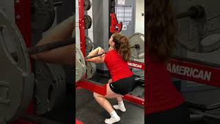 Staggered Stance Front Squat [upl. by Terrye920]