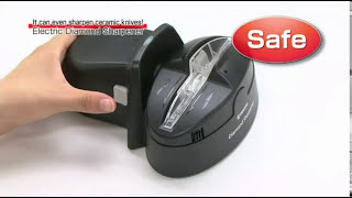 Kyocera Electric Knife Sharpener for Ceramic Knives [upl. by Ettenan858]