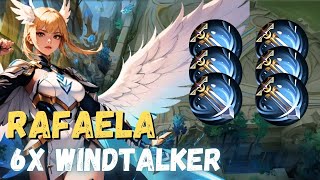 RAFAELA 6X WINDTALKER PRANK IN RANK GAME😂 ITS EFFECTIVE  RAFAELA BEST BUILD 2024 [upl. by Wrigley]