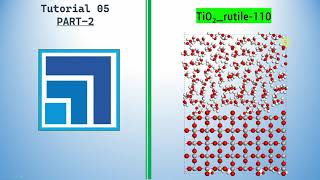 How to make rutileTiO2Water interface using Material Studio for Molecular dynamics  PART2 [upl. by Kriste936]