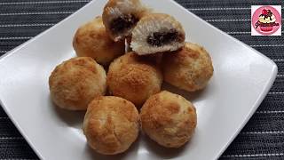 DOLCETTI AL COCCO con cuore di NUTELLA  Facili e veloci  Pronti in pochi minuti [upl. by Shepperd]