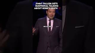 Jimmy Fallon Gets EMOTIONAL Talking About Kobe Bryants DEATH💔 Part 2 shorts kobebryant nba [upl. by Strenta]