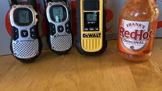 Dewalt Work Radio and Motorola Radios Compatible  but [upl. by Lissie]