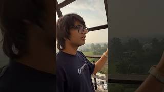 Itni Upar Tanki per Chadh gai😱 souravjoshivlogs vlog funny shorts [upl. by Dolph]