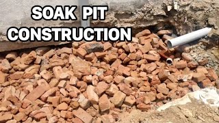 Part 6 Soak Pit Site Construction video English [upl. by Kotto]