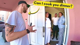 Asking Strangers in Compton to Cook Them Dinner in THEIR Home [upl. by Asquith]