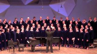 The Concordia Choir Moorhead MN  O Day Full of Grace  FMelius Christiansen [upl. by Nauaj610]