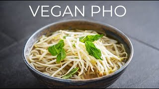 Vegan Pho Recipe TO RULE THEM ALL  VIETNAMESE SOUP NOODLE FUH CHAY BROTH Phở [upl. by Nahtad]